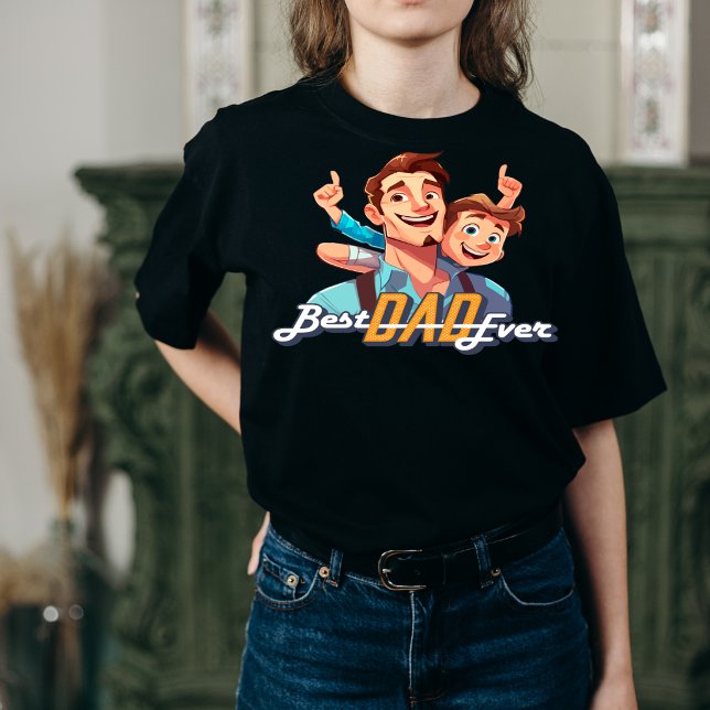 Camisetas Melhor Pai do Mundo (Criador carregado)