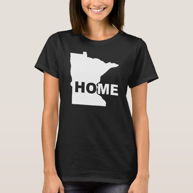 Camisetas Minnesota Casa Longe do Estado (Frente)