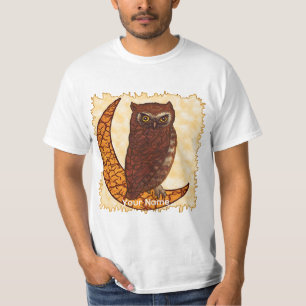 Camisetas Moon Owl Crescent