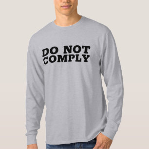CAMISETAS NÃO CUMPRAM
