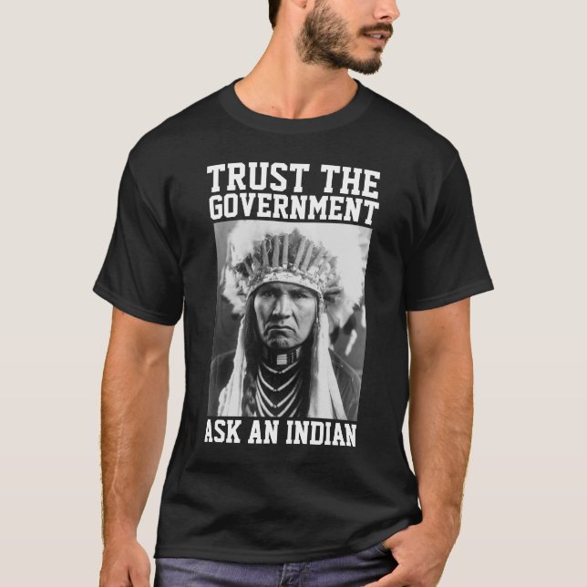 CAMISETAS NATIVE AMERICAN CONFIEM NO GOVERNO (Frente)