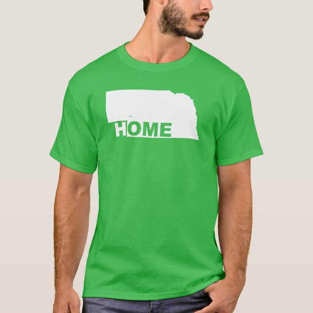Camisetas Nebraska Home Away From State T-Shirt (Frente)