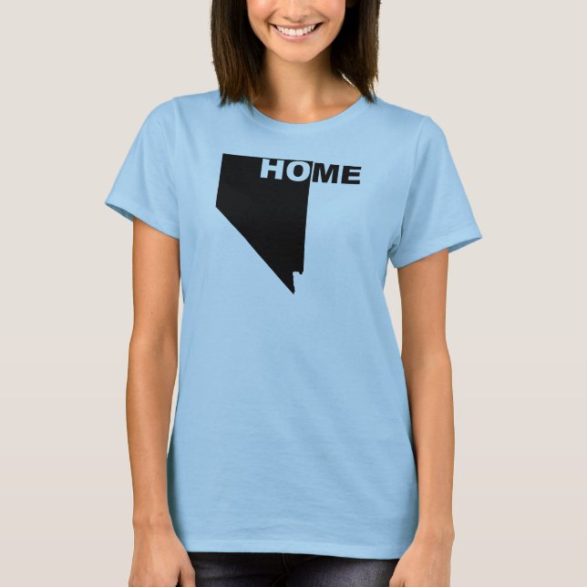 Camisetas Nevada Lar Longe do Estado (Frente)