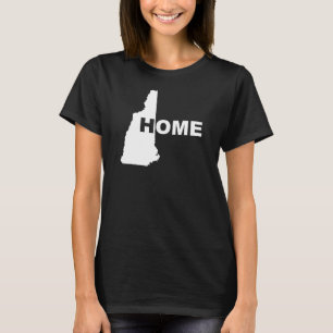 Camisetas New Hampshire Casa Longe do Estado