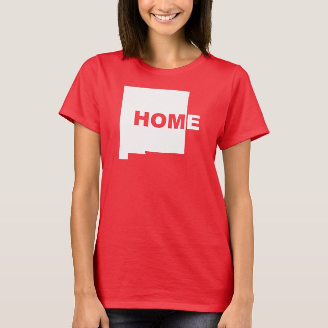 Camisetas New Mexico Casa Longe do Estado (Frente)