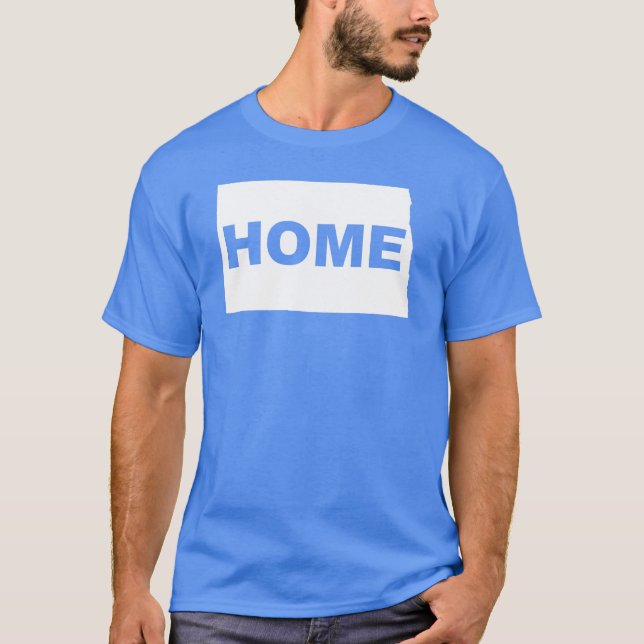 Camisetas North Dakota Casa Fora do Estado (Frente)