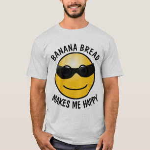 CAMISETAS O PÃO DE BANANA ME FAZ FELIZ