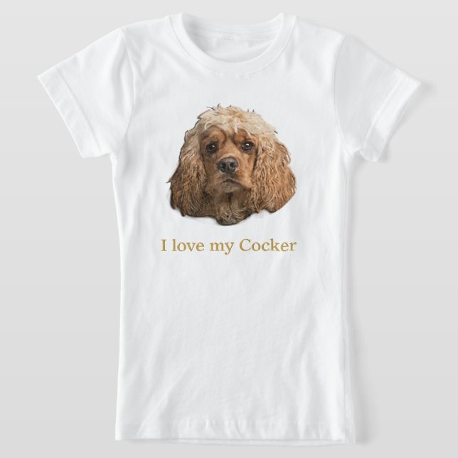 Camisetas Panelas de Cocker (Postura )