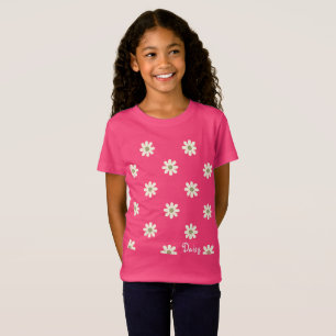 Camisetas para adolescentes florais Sorriso de Mar