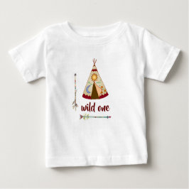 Camisetas para Bebês Meninas - Tenda Teepee Wild O