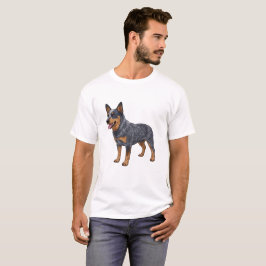 camisetas para cães de boi australiano de salgueir