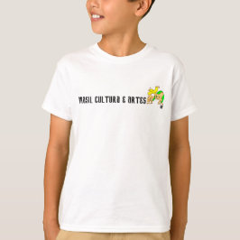 Camisetas para crianças com desenhos de capoeira