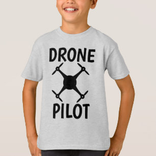 Camisetas para crianças de PILOTO DE DRONE