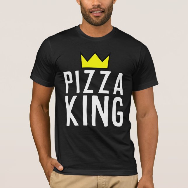 CAMISETAS PARA HOMEM PAI PIZZA KING (Frente)
