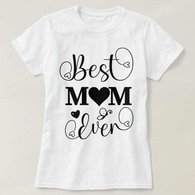 Camisetas para mamá: Dile cuanto la amas (Frente do Design)