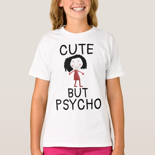 Camisetas para MENINAS MALUCAS FOFAS (Frente)