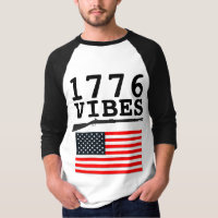Camisetas Patrióticas Mosquete Arma 1776 VIBES