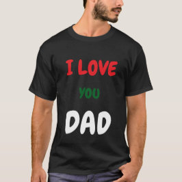 Camisetas personalizadas com texto Eu amo você Pap