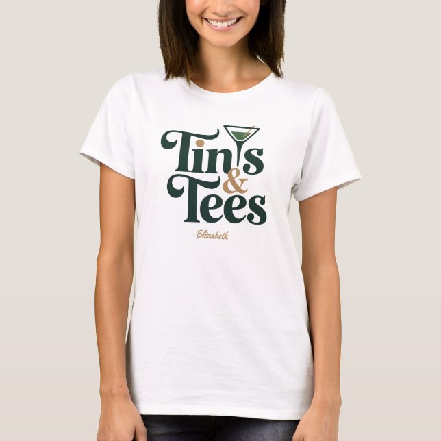 Camisetas Personalizadas Tinis & Tees para Despedi (Frente)
