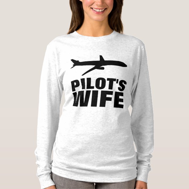 Camisetas PILOTO'S WIFE (Frente)