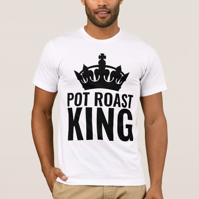 CAMISETAS POT ROAST KING HOMENS PAPAI (Frente)