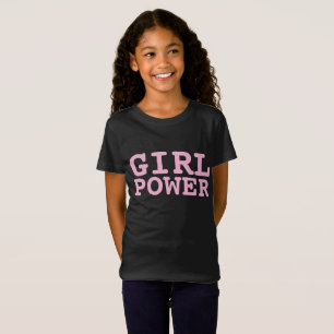 CAMISETAS PRETAS FEMININAS PODER DA GAROTA