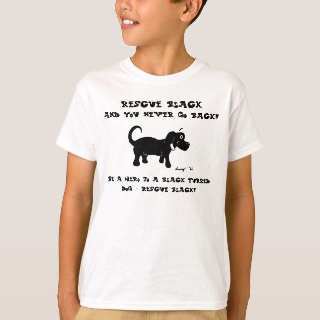 Camisetas Resgate dos Cães Pretos (Frente)