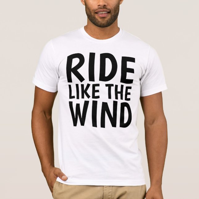 Camisetas retrô, ANDE COMO O VENTO (Frente)