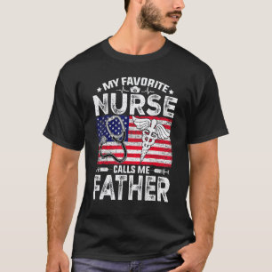 Camisetas Retro Homens Minha Enfermeira Favorita M