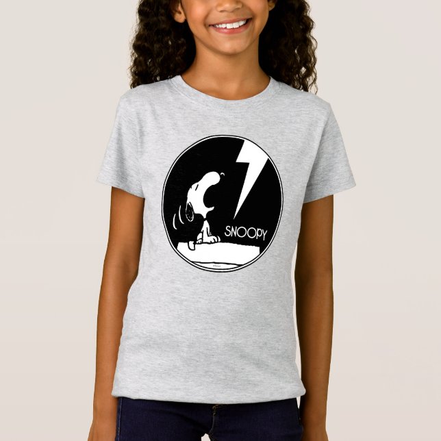 Camisetas Rock | Snoopy Howling (Frente)