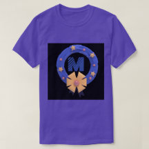 Camisetas Roxas com Monograma Personalizado Símbol