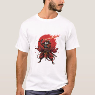 Camisetas Samurai Rat Masculinas