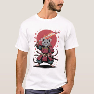 Camisetas Samurai Rat Masculinas