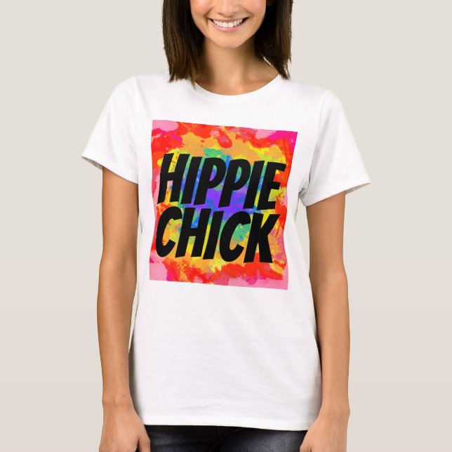 CAMISETAS SEM MANGA PARA GAROTA HIPPIE (Frente)