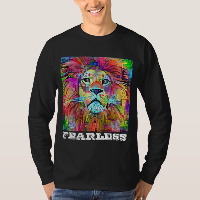 CAMISETAS SEM MEDO DE CAMISAS DE ARTE (Frente)