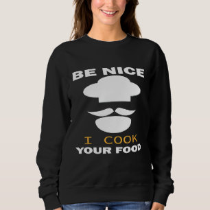 Camisetas Sous Chef Food Tee Seja Legal Eu Cozin