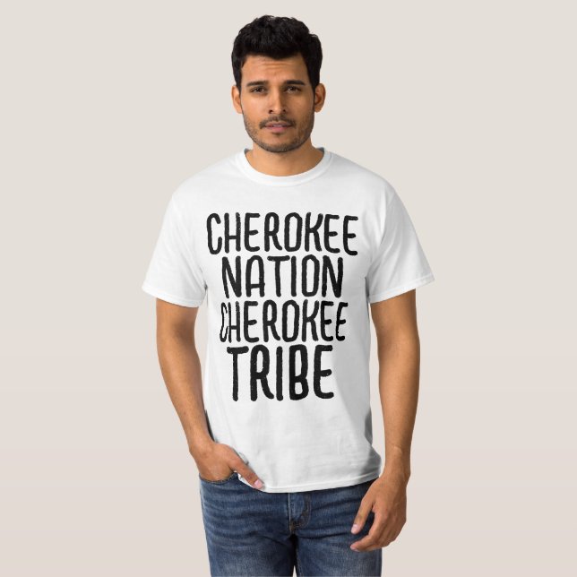 CAMISETAS T-SHIRTS DA NAÇÃO CHEROKEE (Frente Completa)