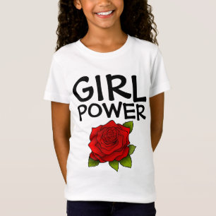 Camisetas T-SHIRTS DE ALIMENTAÇÃO DA GAROTA
