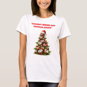 Camisetas-Tropical Natal Família Camisetas T