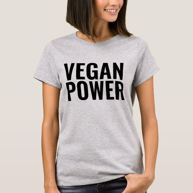 Camisetas VEGAN POWER T-SHIRTS (Frente)