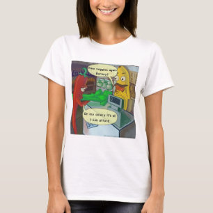 Camisetas Vegan Veggie Shopping por Rick London