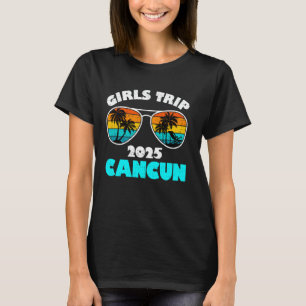 Camisetas Viagem de Meninas Cancun 2025 Fim de Sem