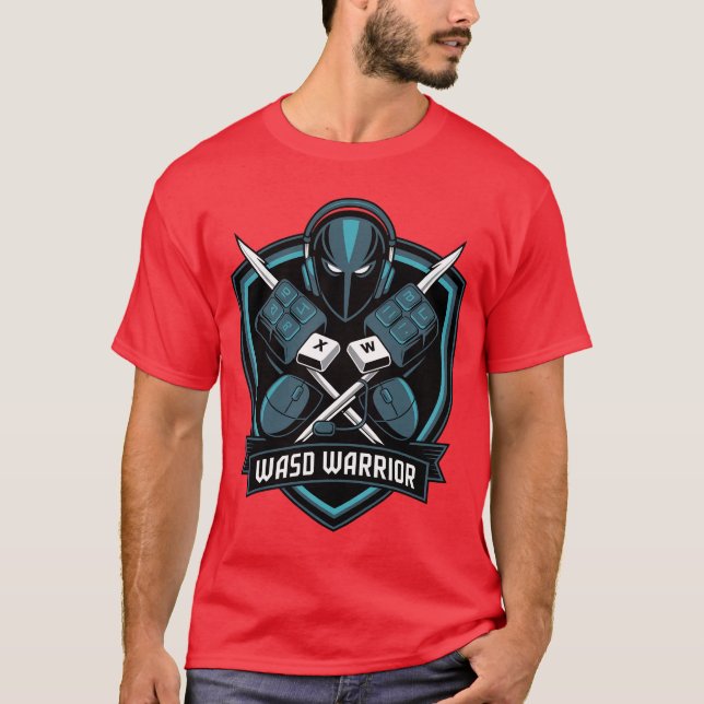 Camisetas WASD para Gamers de PC para Entusiastas  (Frente)