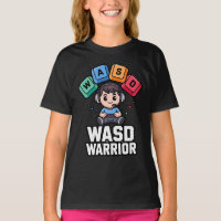 Camisetas WASD Warrior PC Gamer para Jogos