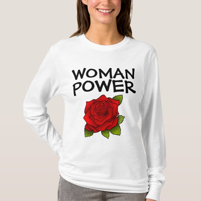 CAMISETAS WOMAN POWER (Frente)