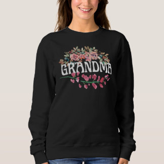 Camisola da vovó, suéter da vovó, floral