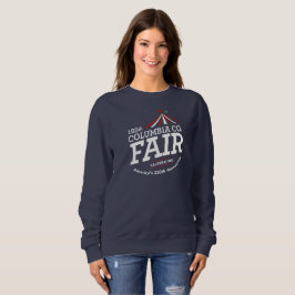 Camisola de moletom azul marinho para mulheres 250