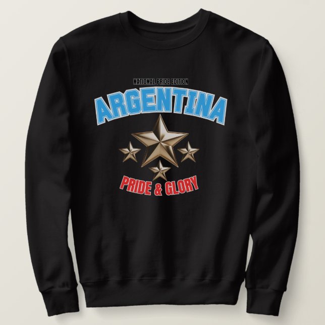 Camisola de Moletom Básica Masculina Orgulho Nacio (Frente do Design)