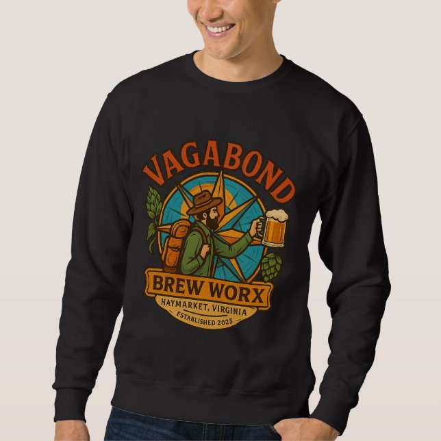 Camisola de Moletom Com Logo (Frente)