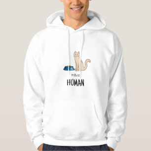 Camisola de Moletom de Gato Persa Bege